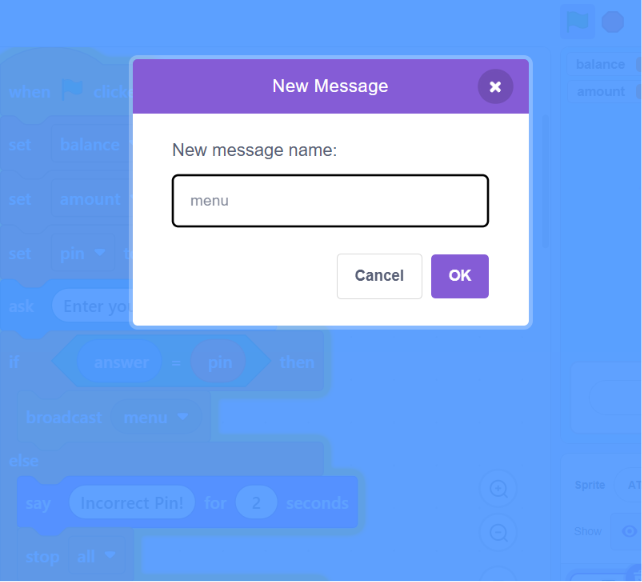 ATM Main Menu