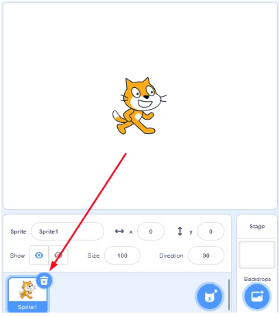 Scratch editor